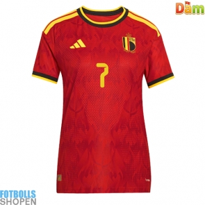 Billiga Belgien Kevin De Bruyne #7 Hemmatröja Dam VM 2026 Kortärmad